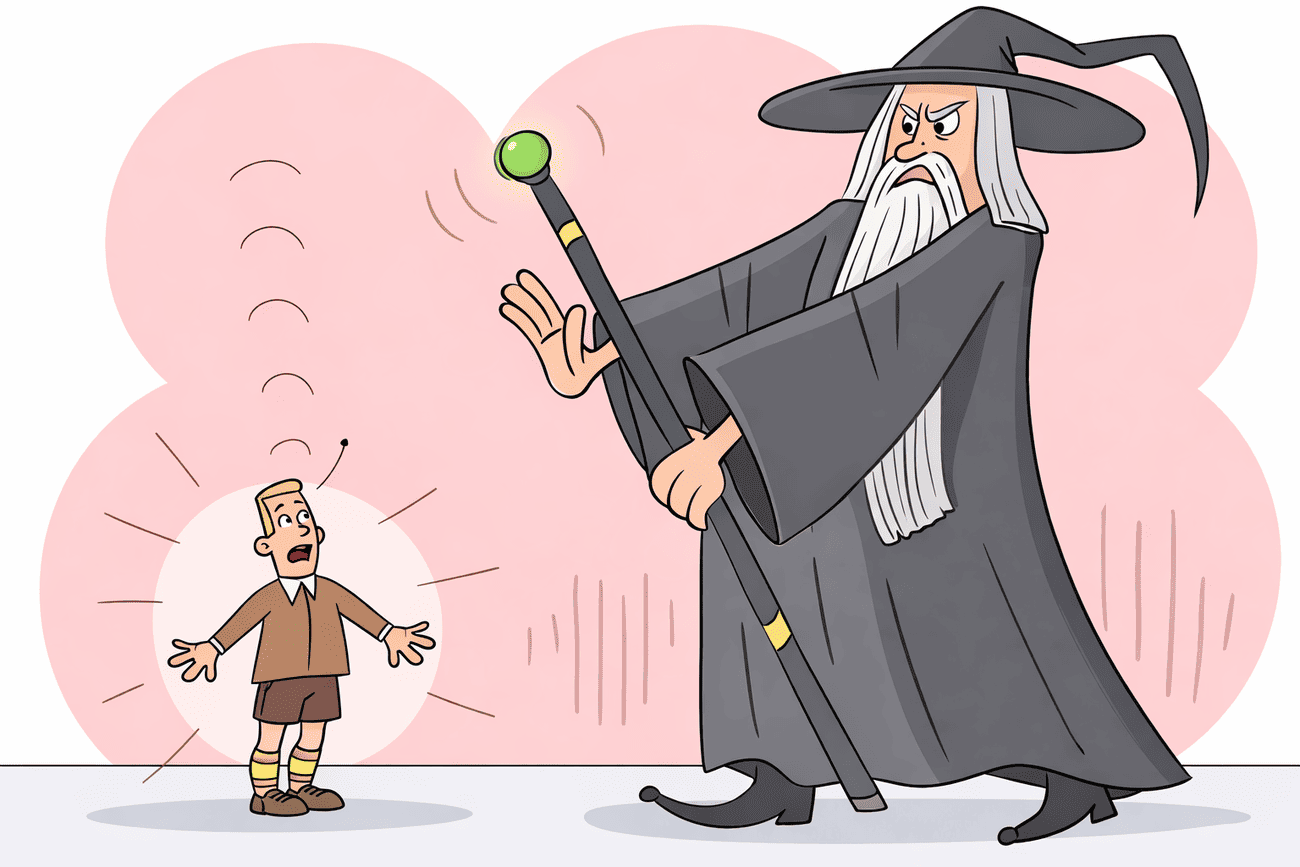 Иллюстрация глагола shrink